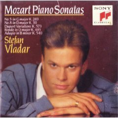Mozart Piano Sonatas No.5 K.283, No.8 K.311, Duport Variations K.573, Rondo in D major K.485 & Adagio in B K.540. by Stefan Vladar (1991-04-23) (CDs)