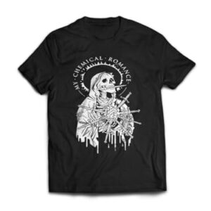 Ultrav Store, Camiseta Feminina My Chemical Romance The Black Parade Cor:Preta;Tamanho:M (CDs)