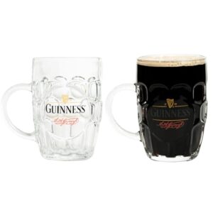 LORD'S ROCKS Copos de cerveja Guinness de 590 ml, embalagem dupla, regatas compatíveis | Mercadoria oficial certificada | Presente ideal para amantes de cerveja (Cervejas)