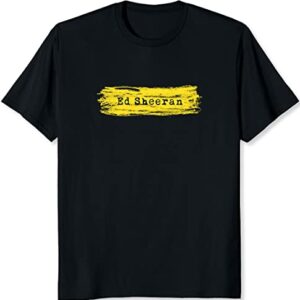 Ed Sheeran Camiseta unissex para adultos padrão Subtract exclusiva, Preto, P (CDs)