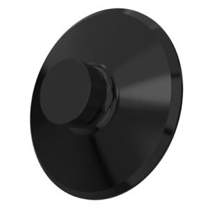 Preffair Estabilizador de peso de gravação, redutor de vibração de peso de mesa giratória preto de alumínio de 120 g/4,2 oz com almofada protetora macia para toca-discos HiFi LP Acessório (preto) (Equipamentos)