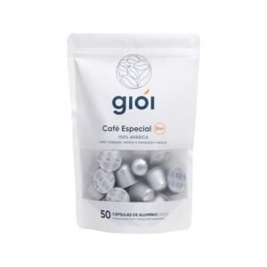Gioi Café Especial, 100% Arábica, Cápsulas Compatíveis com Nespresso, 84+ (50 Cápsulas, Moka) (Café)