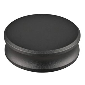 Aivwis Estabilizador De Peso Para Discos, Serve Em Qualquer Toca-Discos, Perfil Baixo A Vinil Com Capa Protetora Contra Poeira, Lp Resistente E Estiloso, Som Superior (Preto) (Equipamentos)