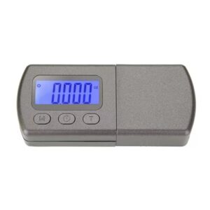 Famgee Mini toca-discos digital portátil profissional Stylus Force Scale 5 g/0,01 g disco de vinil de alta precisão, medidor de rastreamento, testador de pressão, luz de fundo LCD azul para cartucho (Discos de Vinil)