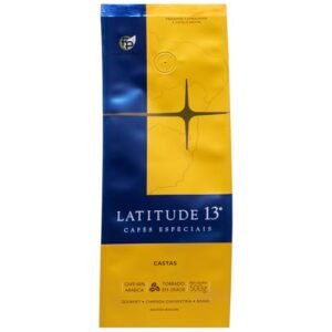 Café latitude 13 Castas torrado em grãos 500 g,Torra média clara (Café)