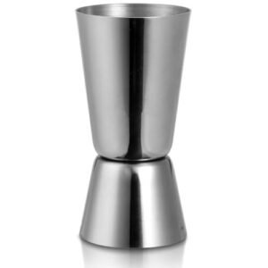 Dosador Duplo Em Inox 25ml / 50ml Para Bebidas Coqueteis Drinks Bartender Barman Caipirinha Copo Medidor (D1) (Bebidas)