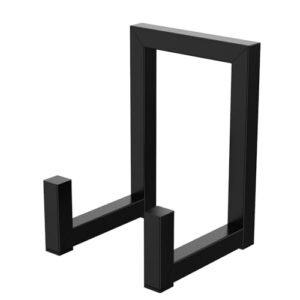 XYDHQS Suporte de armazenamento de discos de vinil, suporte de disco LP de metal de mesa, rack de exibição de álbum preto moderno compacto (Discos de Vinil)