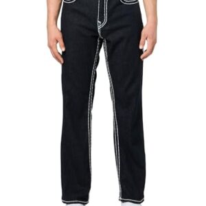 True Religion Logotipo Billy Marled Lurex Super T Flap 1,27 cm, Enxágue, 41 (CDs)