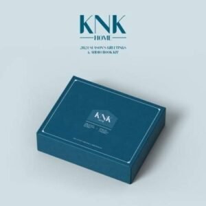 KNK 2021 Season's Greetings & Audio Book Kit (incl. Desk Calendar,Message Photocard, Postcard, Paper Door Hangers + Metal Badge) [Import] (Large Item, Calendar, Photos, Postcard, Special Packaging) (CDs)