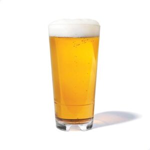TOSSWARE Reserve, refrigerador empilhável de 590 ml, conjunto de 4, qualidade premium, seguro para lava-louças Tritan e resistente ao calor, inquebrável, copos de cerveja de plástico, transparente (Cervejas)