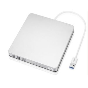GM Bear Gravador DVD Externo USB 3.0, Leitor CD/DVD Portátil, Compatível com para Windows e MacBook (CDs)