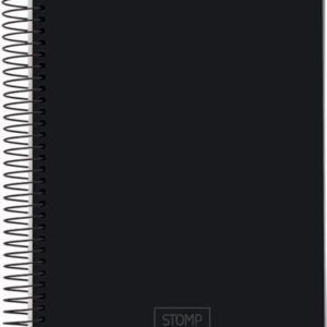 Jandaia - Caderno Espiral Univ CD 1 matéria 96fls Stomp Preto (CDs)