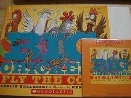 Big Chickens Fly the Coop (CD & Paperback) - Leslie Helakoski (CDs)