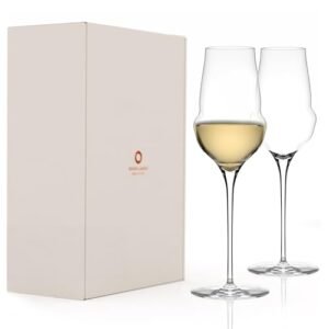 Taça para Champanhe Stölzle Lausitz Cocoon 340 ml – Conjunto de 2 Peças – Taças de Cristal Elegantes para Champanhe, Espumante, Prosecco e Cremant – Resistente e compatível com lava-louças (Vinhos)