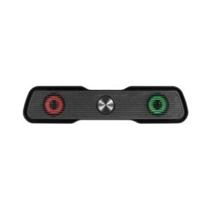 SOUNDBAR GAMER BOOSTER LED 2X3W USB E AUX LETRON (Equipamentos)