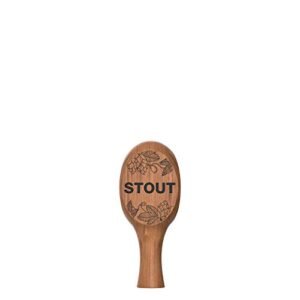 Alça de torneira de cerveja – Alça de madeira natural de 16,51 cm para sistema de barra de rascunho, cafeteiras, Kegerator ou barras, Stout (Cervejas)