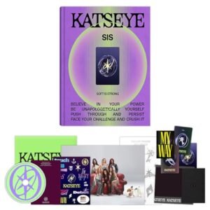 KATSEYE - EP [SIS] (STRONG Ver. PURPLE) Cover + Photobook + Photocard + Folded Poster + CD - KATSEYE (CDs)