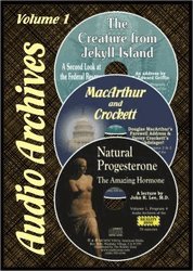 The Creature From Jekyll Island / Macarthur’s Farewell / Sockdolager! / Natural Progesterone - G. Edward Griffin (CDs)