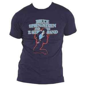 Camiseta Bruce Springsteen The E-Street Band oficial unissex azul marinho, Azul marino, M (CDs)