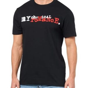 My Chemical Romance Camiseta de manga curta unissex adulto, Preto, GG (CDs)