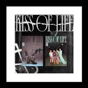 KISS of Life Born to be XX 2nd Mini Album 2 Version SET CD+150p Magazine+1ea Sticker+2p PhotoCard+Tracking Sealed KOL (CDs)