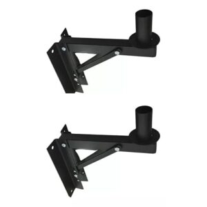 Kit com 2 Suportes de Parede para Caixa de Som, Suporte até 35kg, para Home Theater e Sistema de Som (Equipamentos)
