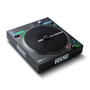 Rane Twelve MKII | Toca-discos motorizado tipo vinil de 30 cm com controle USB MIDI e DVS para Traktor, Virtual Serato DJ, preto (TWELVEMKII) (Discos de Vinil)