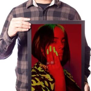 Quadro Billie Eilish When The Party's Over Poster Moldurado (CDs)