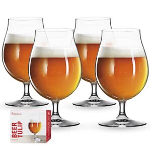 Beer Classics Taca Vidro Cerveja Tulipa 16X8Cm Conjunto 4 Peças Spiegelau Transparente 440Ml (Cervejas)