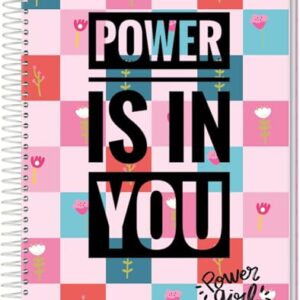 CADERNO UNIVERSITÁRIO C/D ESPIRAL 10 MATÉRIAS 200 FLS POWER GIRL (CDs)