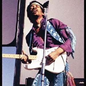 buyartforless Jimi Hendrix Rock with Guitar 36x24 Music Art Print Poster (CDs)