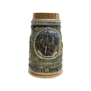Caneca de cerveja Castelo Ludwig Neuschwanstein da E.H.G da Beer Stein | 0,55 litros (Cervejas)