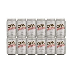 Pack 12 unidades Cerveja Puro Malte Pilsen teor 4,6% 350ml Opa Bier (Cervejas)