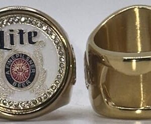 A tampa de garrafa de anel descapitador de cerveja Lite e abridor de abas! As rachaduras abrem sua bebida favorita com um movimento do pulso. (Cervejas)