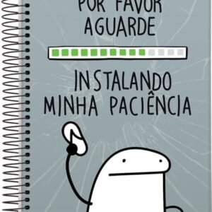 Caderno Espiral Univ CD 1 Matéria 80 Fls Flork Paciência FSC - Jandaia (CDs)