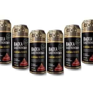 Pack 06un Cerveja Bruder Artesanal Baixa Gastronomia Zero Áçucar 473ml (Cervejas)
