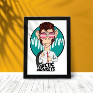 Ultrav Store, Quadro Arctic Monkeys 4 AM Indie Tamanho:A3 (CDs)