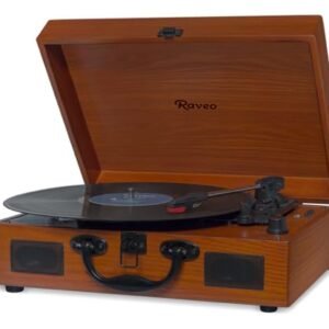 Raveo Vitrola com USB e Bluetooth, Sonetto Wood, 10W, marrom (Equipamentos)