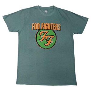 Camiseta Foo Fighters Graff Band Logo Oficial Eco Unissex, Azul, M (CDs)