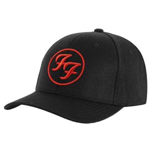 Foo Fighters Boné de beisebol "Red Circle Logo" (preto), Preto (CDs)