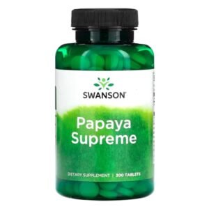 Papaya Supreme 50mg Swanson 300 Tabs Importado (Equipamentos)