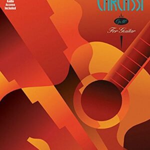 Matteo Carcassi - 25 Melodic and Progressive Studies, Op. 60: Book/CD Pack (Fretted) by Carcassi, Matteo, Henry, Paul (1993) Sheet music (CDs)