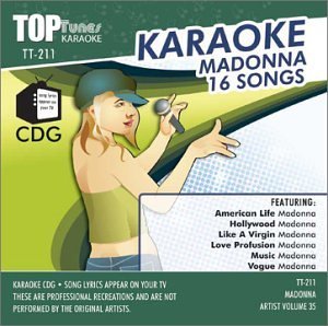 Madonna Karaoke Top Tunes TT-211 (US Import) - Madonna (CDs)