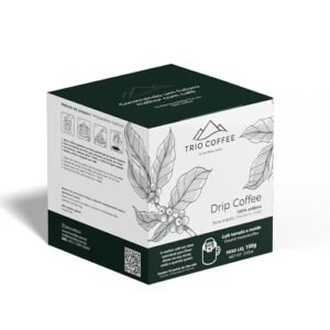 Café Especial TRIO COFFEE em DRIP | Dose Individual | 100% Arábica | Filtrar Direto Na Xícara | Caixa com 10 Unidades (Café)