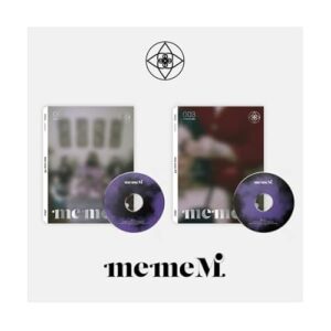 Purple Kiss memeM 3rd Mini Album 2 Version SET CD+108p PhotoBook+1p Character Folding Poster On Pack+2p PhotoCard+1p Hide PostCard+1p Seek PostCard+Tracking Sealed (CDs)