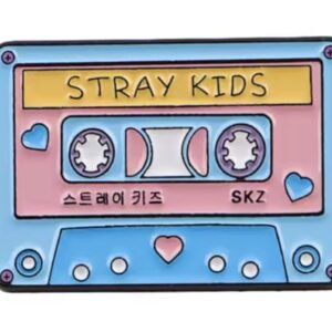 Lee Know JUREUMI Stray Kids Coreia do Sul Música Coreana Boy Pop Band SKZ Fita Cassete 3 cm Esmalte Crachá (CDs)