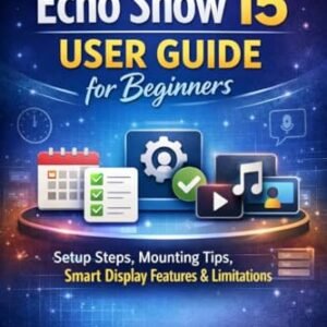 Echo Show 15 User Guide for Beginners: Configuration Steps, Mounting Procedures, Interface Functions, and System Limitations (English Edition) - Morgan, Harry J.T (CDs)