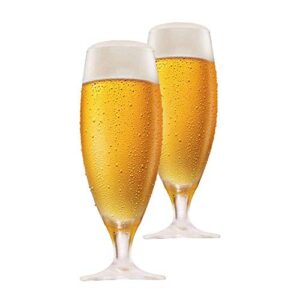 Ruvolo, Jogo de Taça Pils, Taça de Cristal para Cerveja 2 pcs, 380ml (Cervejas)