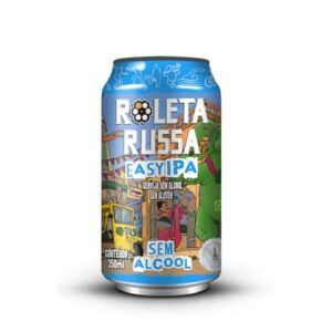 CERVEJA ROLETA RUSSA S/ALCOOL EASY IPA - LATA 350 ML (Cervejas)