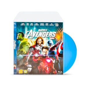 Tarifold DJOIS Capa protetora de disco Blu-Ray com aba de fechamento e espaço para capa - 50/pacote (10283) (CDs)
